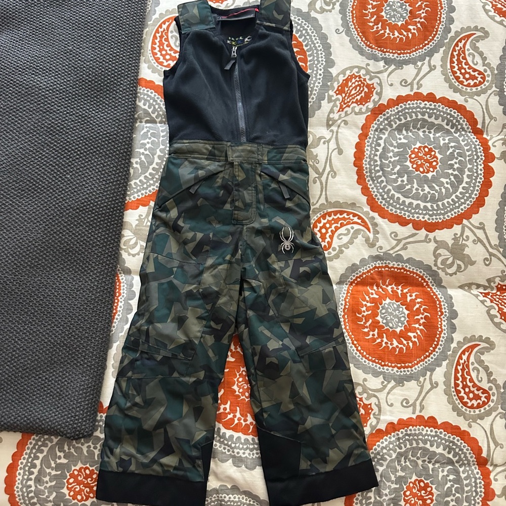 Boys Spyder Snow Bibs